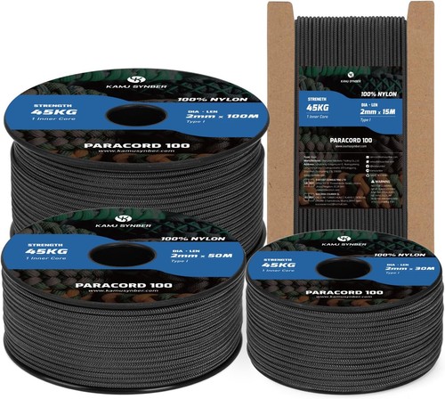 Paracord 2mm 15m - , nylon