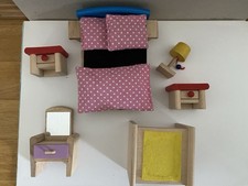 Selecta Puppenhausmöbel -Schlafzimmer