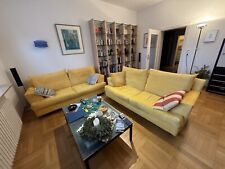 Velourledersofa