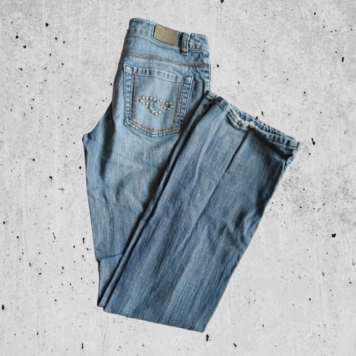 Damen schlaghose jeans blau - damen,