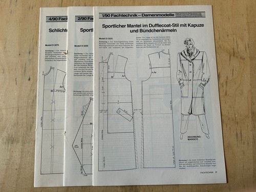 Rundschau 1990 damenmode - 3x,