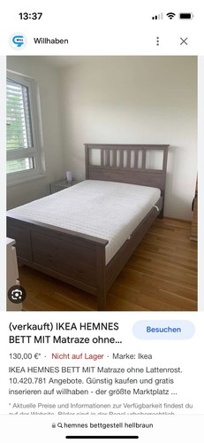 Hemnes bettgestell 160x200 - hemnes,