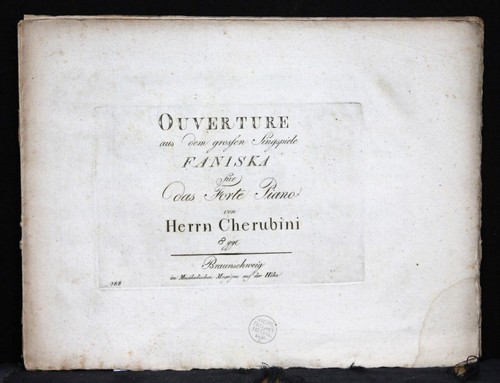 Cherubini ouverture aus dem - cherubini,,