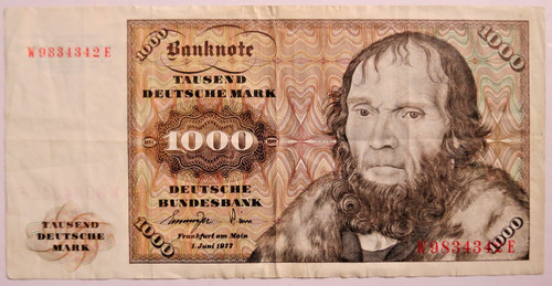Alter 1000 schein vom - schein, 1