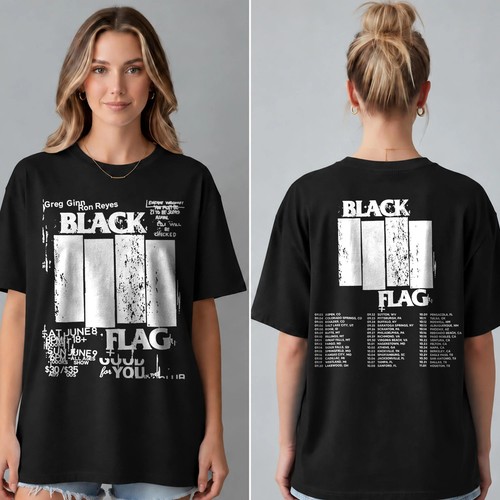 Black flag tour - 2026, shirt