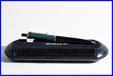 W.-Germany 1985 PELIKAN Old Style Kugelschreiber K400 in Grün gestreift mit BOX