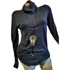 Street One Pullover Rolli Pulli Rollkragen blau Doppeloptik (025) NEU