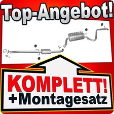 Auspuff für HYUNDAI i30 I 1.4 1.6 Kombi EURO 4 Schellenverbindung 2009-2012