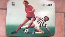 70er Philips Werbeplakat tolle Fußball-Szene Paul Breitner ? Original