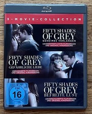 FIFTY SHADES OF GREY 1-3 Film-Trilogie auf BluRay (3 Discs)