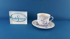 August Warnecke Friesisch blau Kaffeetasse + Untertasse