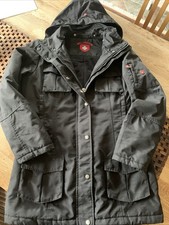 Wellensteyn Schneezauber Jacke Damen Gr. M Schwarz Winterjacke Kapuze
