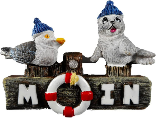 Magnet souvenir moin - magnet, möwe