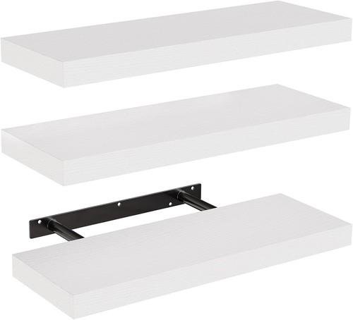Wandregal 40cm 3er - -set, weiß