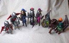 Playmobil Ritter, Pferde, Katapult (4841-A, 4434-A, 4840 sowie drei weitere)