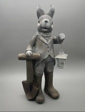 Deko Hase groß mit Laterne