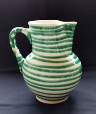 Gmundner Keramik Wiener Krug grün geflammt h 21 cm 2 Liter