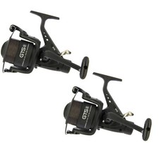 2 Stück Freilaufrolle Karpfenrolle Carp Runner Rolle GTS 6000 inkl. Schnur