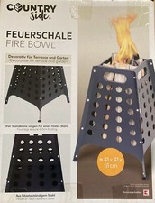 Feuerkorb  41x41x51 cm - Feuerschale Feuerstelle Garten Party Stahl