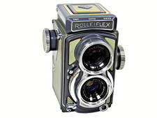 ROLLEIFLEX BABY ROLLEI 4X4  "WIE  NEU!" OBJ.XENAR 3,5/60 LIKE NEW WORKS FINE TOP