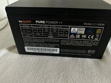 Be Quiet! Pure Power 11 Netzteil 500W ATX Schwarz PC Gaming