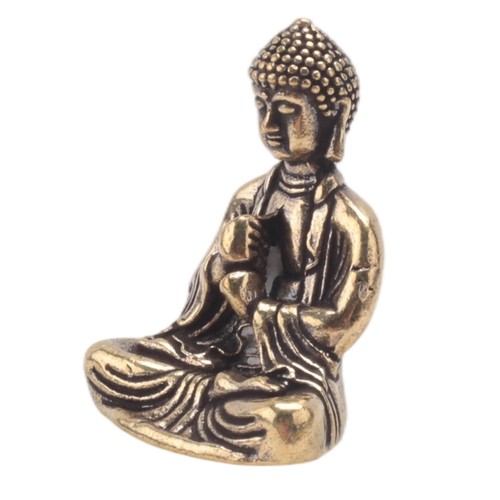 Mini buddha statue - buddha, bronze
