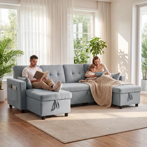 Homcom ecksofa mit - homcom,