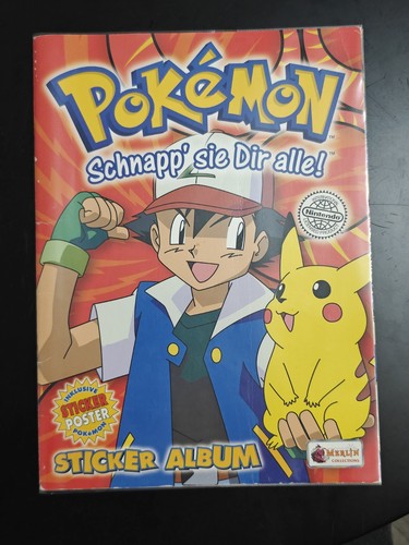 Pokemon merlin sticker album - merlin,