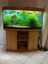 Panorama-Aquarium von Juwel mit Unterschrank 