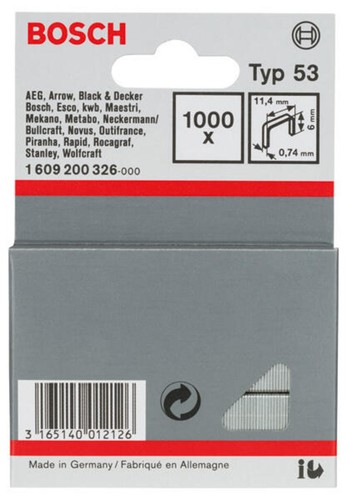 Bosch tackerklammern typ - typ, 53