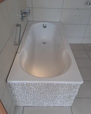 Kaldewei Aquamarin Rechteck-Einbau-Badewanne weiß 180x80cm 1-Sitzer