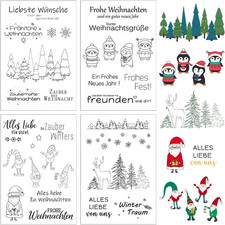 Silikonstempel Weihnachten