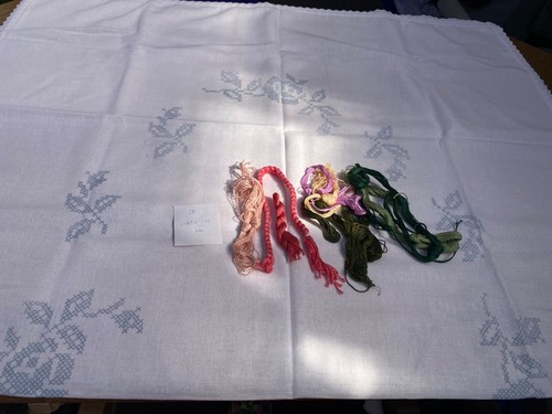 Tischdecke zum aus sticken - tischdecke,