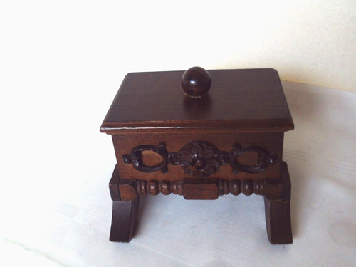 Vintage holz schatulle alte - vintage,