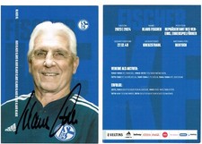 Klaus Fischer   AK   23/24   FC Schalke 04 mit original Unterschrift