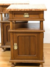 2 Stück, Art Déco Schränke, Nachtschrank, Nachttisch, Preis für beide zusammen