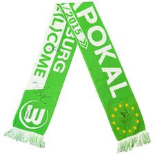 VFL Wolfsburg Schal Welcome To Europa Pokal 2014/2015 Fanschal Vintage Oldschool