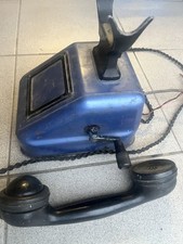 Altes Kurbel-Telefon für Pförtner, Feuerwehr, Eisenbahn, THW