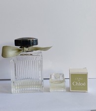 Chloé L'Eau de Chloé EDT  Flakon 100ml  mit Rest ca 7 ml + 5 ml Miniatur 