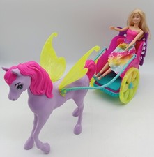 Barbie mit Kutsche und Pegasus