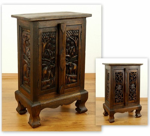 Massivholzschrank mit - kl.,