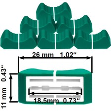 Sifam 6 Faderknopf GRUEN