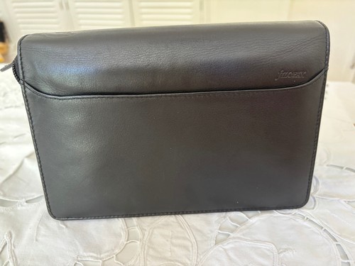 Filofax schwarz leder - ***,