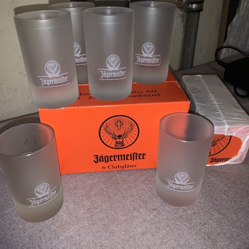 Jägermeister clubgläser mit - jägermeister,