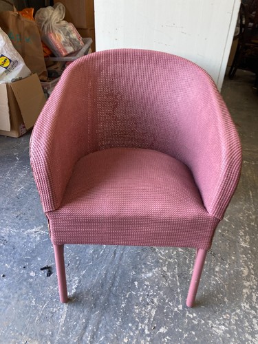 Rosa geflochtener sessel - rosa,