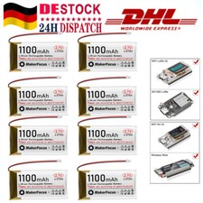 3,7V 1100mAh LiPo-Akku Wiederaufladbarer 1S Lithium-Polymer-Akku JST 1.25 Stecke