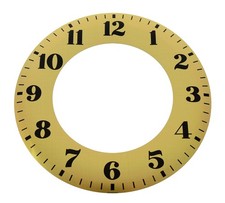 Alter Uhren Zifferblattring