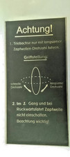 Typenschild Einachser Traktor