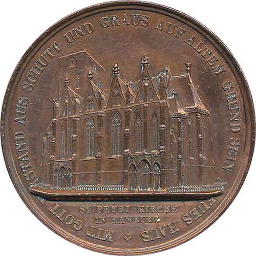Hamburg medaille 1894 - hamburg, st