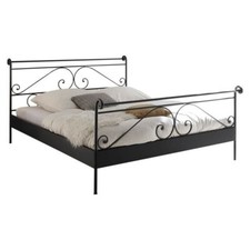 Sehr schönes Bett, Eisengestell, im Retrolook 200 x 180